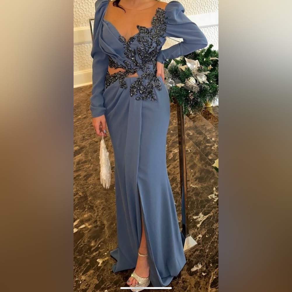 Custom Embroidered Gown